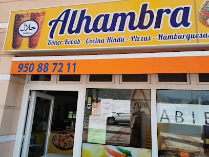 Alhambra Dóner Kebab Comida halal 100% logo